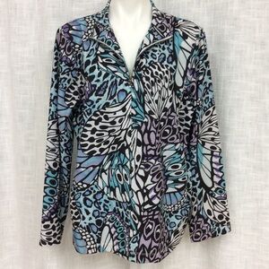 Additions by Chico’s Size 3 Geometric Jacket